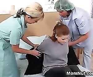 Pregnant Woman Gets Her Pussy Checked