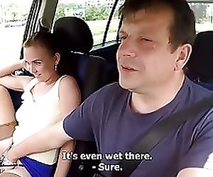Czech Whore Getting Pounded In The Car